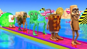 НЕРЕАЛЬНЯ ДЛИННАЯ ГОРКА! С ТУНГ ТУНГ САХУРОМ И БАЛЕРИНОЙ КАППУЧИНОЙ! 3D-игра с животными