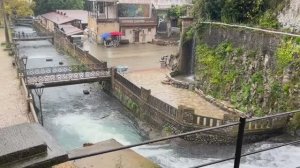 Абхазия, обстановка сегодня на Новоафонском водопаде в Новом Афоне (23 октября, ОСЕНЬ-2025)