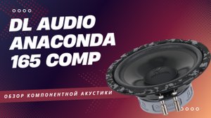 Обзор компонентной акустики DL Audio Anaconda 165 Comp в Москвич 3 –  тест и впечатления