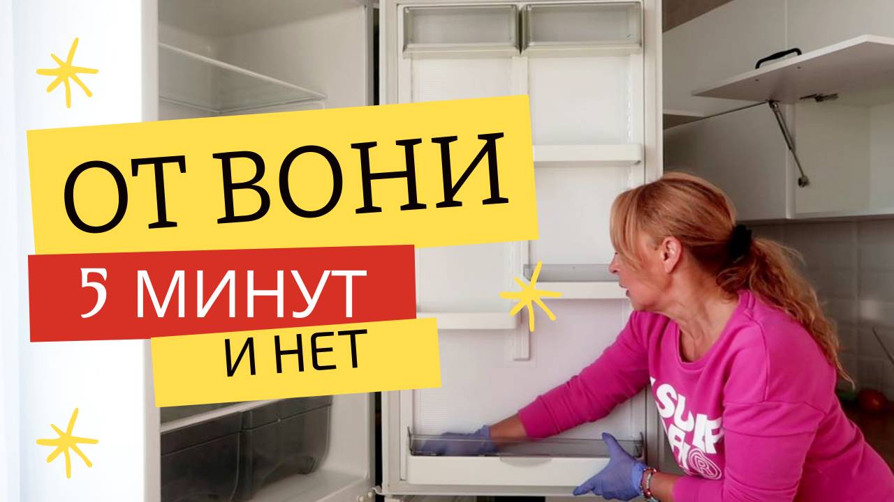 Многие и не слышали: это уберет вонь и запах плесени в холодильнике за минуту