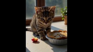 кот и пирог