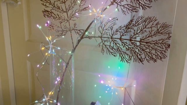 Светодиодная гирлянда ПРАЗДНИЧНЫЙ САЛЮТ, 120 разноцветных micro LED-огней, 2.4х0.3 м, 493670