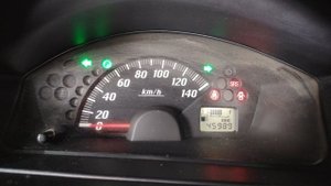 1592 MITSUBISHI EK WAGON H81W 3G83 2002 год.