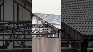 Надежный навес для двух автомобилей 7х7 во дворе частного дома