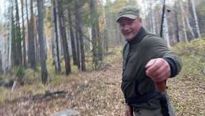 Изюбрь на реву часть 1. Добыли рябчиков. Готовим вкусный ужин, ночуем в зимовье.