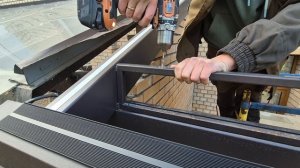 монтаж стекла на крышу, остекление террасы