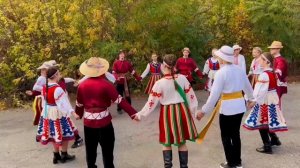 Белорусский танец "Лявониха". Фольклорный театр традиций "К истокам" (ОШ44 г.Макеевка)