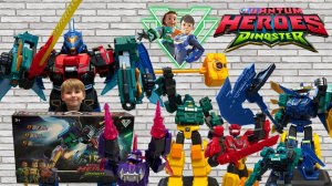 Огромный робот трансформер - Метатрон. Персонажи  Диностер