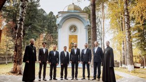 Мужской хор Томской епархии исполняет кант "Кроткий образ милосердия"