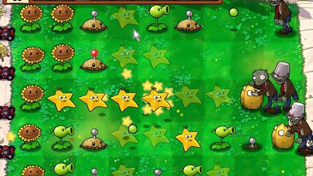 Растения против Зомби Мини игра Увидеть звёзды 1