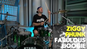 Ziggy Phunk - Fabulous boogie. Барабанная импровизация. Drum Cover.