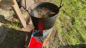 FlameCube турбо-печка. Итоги на стоянке_часть 1