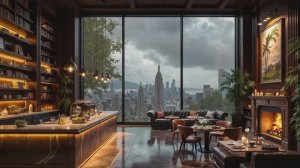 Осенний джаз в уютном кафе ☕