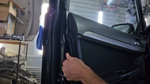 Как снять дверную карту, обшивку Mitsubishi Лансер 10 2007 2008 2009 2010 2011 2012 2013 2014 2015