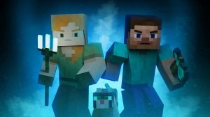 Защита кошек - жизнь Алекса и Стива (Майнкрафт анимация)