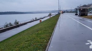 Идём на набережную в Калуге  по новигатору.