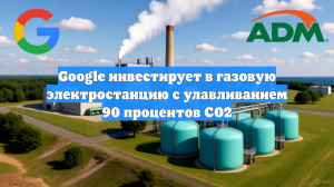 Google инвестирует в газовую электростанцию с улавливанием 90 процентов CO2