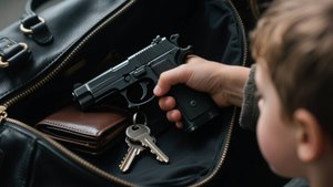 В США 4-летний ребёнок случайно застрелил 7-летнего, обнаружив пистолет среди вещей взрослых