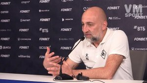 Магомед Адиев после крупного поражения от "Динамо" о целях своей команды в прошедшем матче