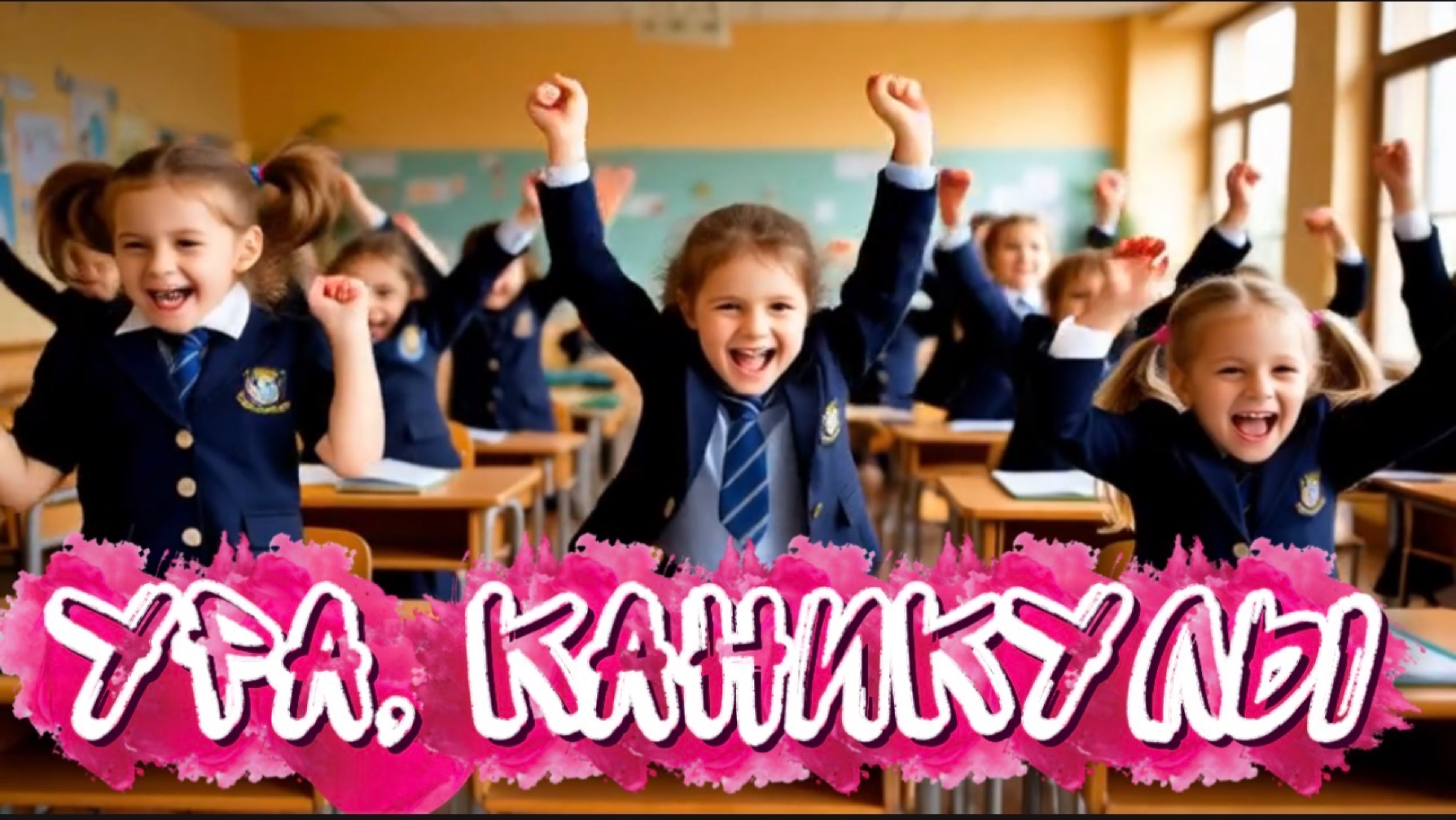 Ура, каникулы. Детская песня о каникулах