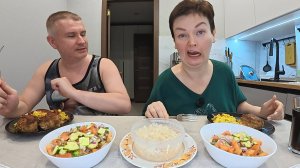 Мукбанг у меня сломалась ПОСУДОМОЙКА! Пора менять) ХАЛЯКА для молодёжи! Миру МИР! Семейный ужин