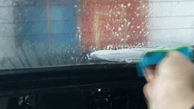 как снять клей старой тонировки с хлопушки ваз 2114