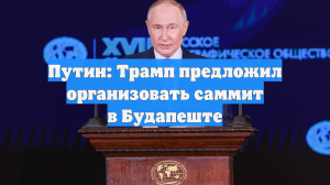 Путин: Трамп предложил организовать саммит в Будапеште