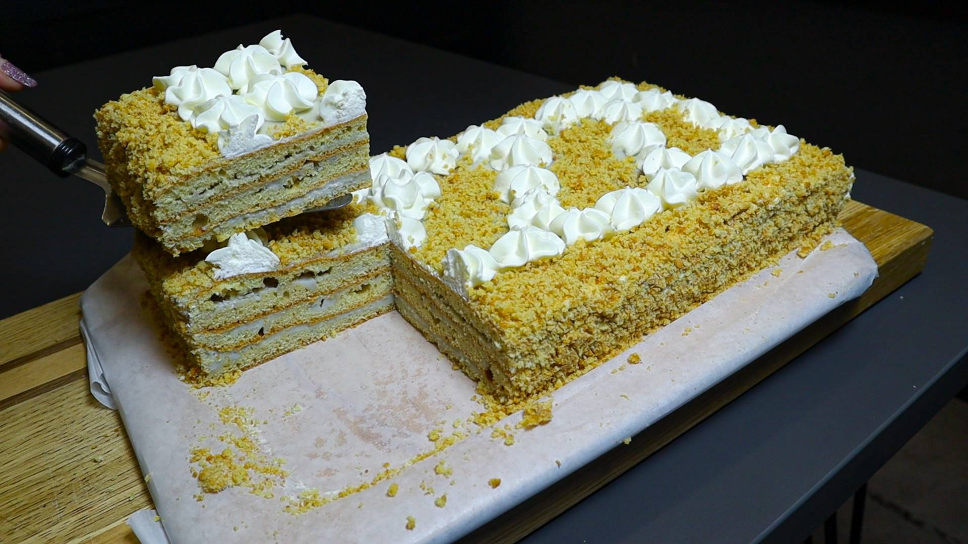 Торт за 15 минут! Простой рецепт, на каждый день! Быстрый десерт. смотреть онлайн