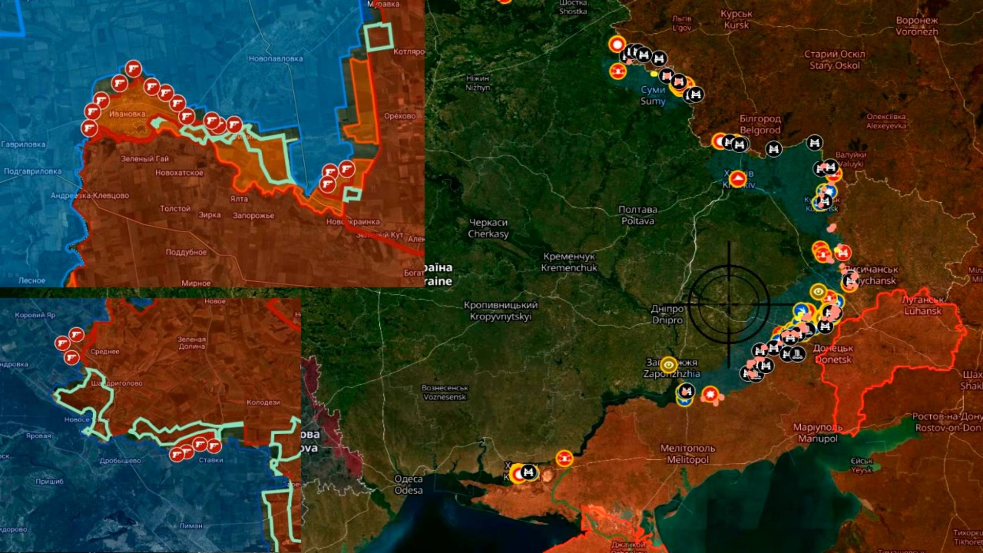23.10.2025 Карта боевых действий. Обстановка на линии фронта