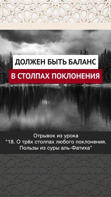 Должен быть баланс в столпах поклонения || Ринат абу Ибрахим #ислам #коран #вера #бог #намаз #сунна
