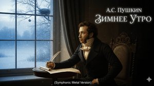 Симфоник-метал от Нейросети Стихи А.С. Пушкин  - Зимнее утро | AI Music & Video
