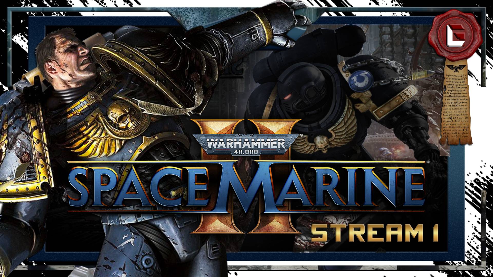 Причиняем добро / Warhammer 40,000: Space Marine II / Stream 1 смотреть онлайн