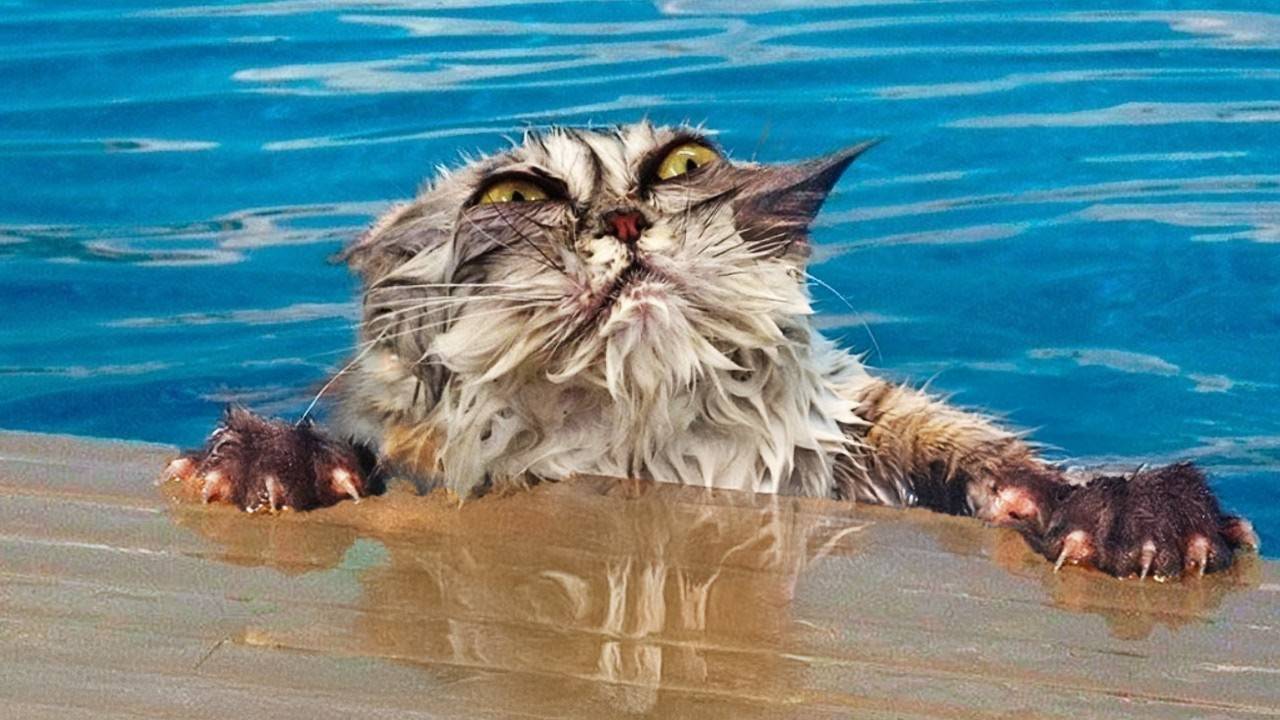 САМЫЕ ЗАБАВНЫЕ ВСТРЕЧИ ЖИВОТНЫХ С ВОДОЙ!🌊🐶🐱