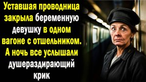 Уставшая проводница закрыла беременую девушку в одном вагоне с отшельником, а ночью все услышали