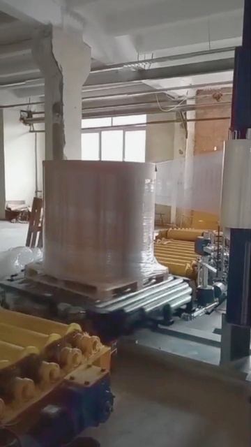 Упаковка рулона гофрокартона на TECHNOPLAT 3000