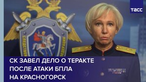 СК завел дело о теракте после атаки БПЛА на Красногорск