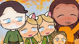 Прогулка в лесу всей семьёй🍁🍂// Влог✌🏼// Анимация по Аватар Ворлд🫶🏼