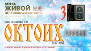 ОКТОИХ (лекция 3). ПОНЕДЕЛЬНИК.