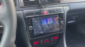 Не выпирающая рамка магнитолы android 9 дюймов на Audi a6 c5. В погоне за эстетикой.
Для DRIVE2.