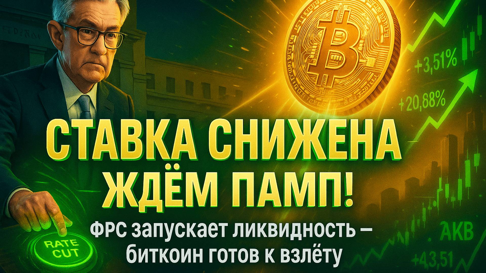 ФРС СНИЗИЛА СТАВКУ | РЫНОК ГОТОВИТСЯ К ВЗЛЕТУ | ЭФИР В ДЕФИЦИТЕ | КРИПТА НЕ СПИТ 24.10.2025 смотреть онлайн