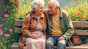 С Днём бабушек и дедушек! 28 октября. Поздравление. Открытка