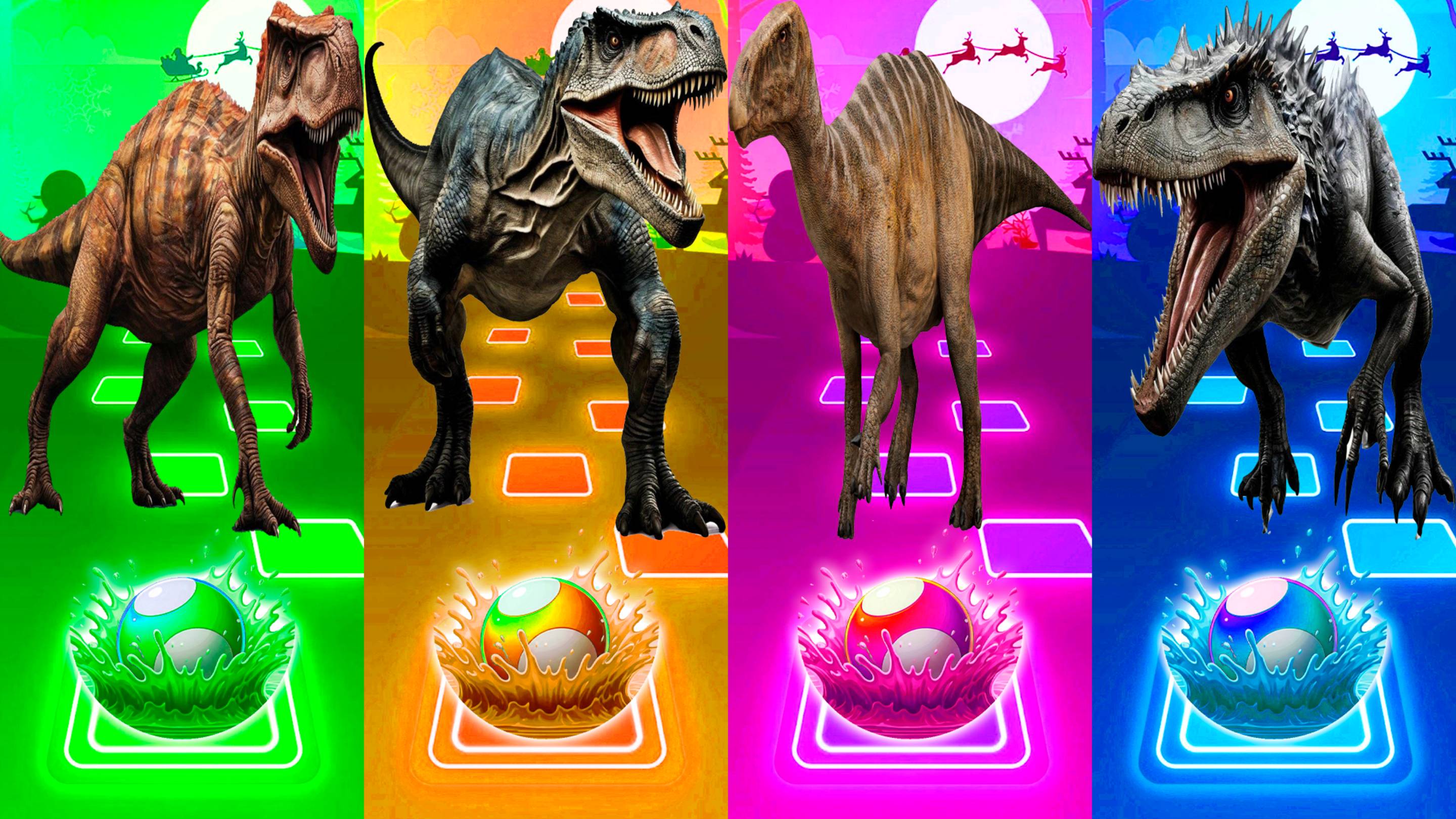 Coffin Dance Динозавры 199 уровень - Мультики про Динозавров | МУЛЬТФИЛЬМЫ ДИНОЗАВРЫ в Tiles Hop