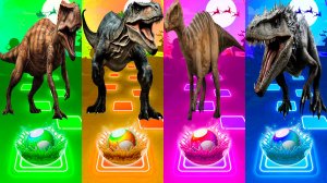 Coffin Dance Динозавры 199 уровень - Мультики про Динозавров | МУЛЬТФИЛЬМЫ ДИНОЗАВРЫ в Tiles Hop