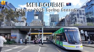 Melbourne Australia in Spring October 2025 City View