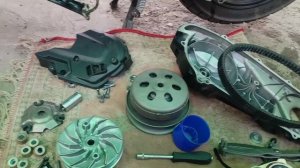 Скутер Леопард Осака , обслуживание вариатора