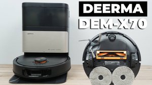 Deerma DEM-X70: недорогой моющий робот-пылесос со станцией "Всё в одном"🔥 ОБЗОР и ТЕСТ✅