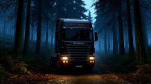 ✅➤➤Euro Truck Simulator 2➤➤Заблудился в страшном тёмном лесу