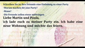 ЭКЗАМЕН ГЁТЕ GOETHE ZERTIFIKAT DEUTSCH START A1 SCHREIBEN