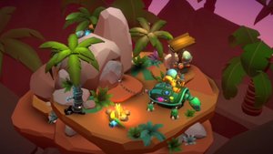 Tiny Robots Portal Escape | Юрский Джойрайд | Прохождение