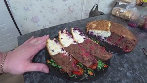 Ягодный пирог "Два вкуса"